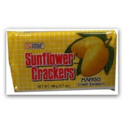 Mango Cream Sandwich Crackers 190 gr Sunflower