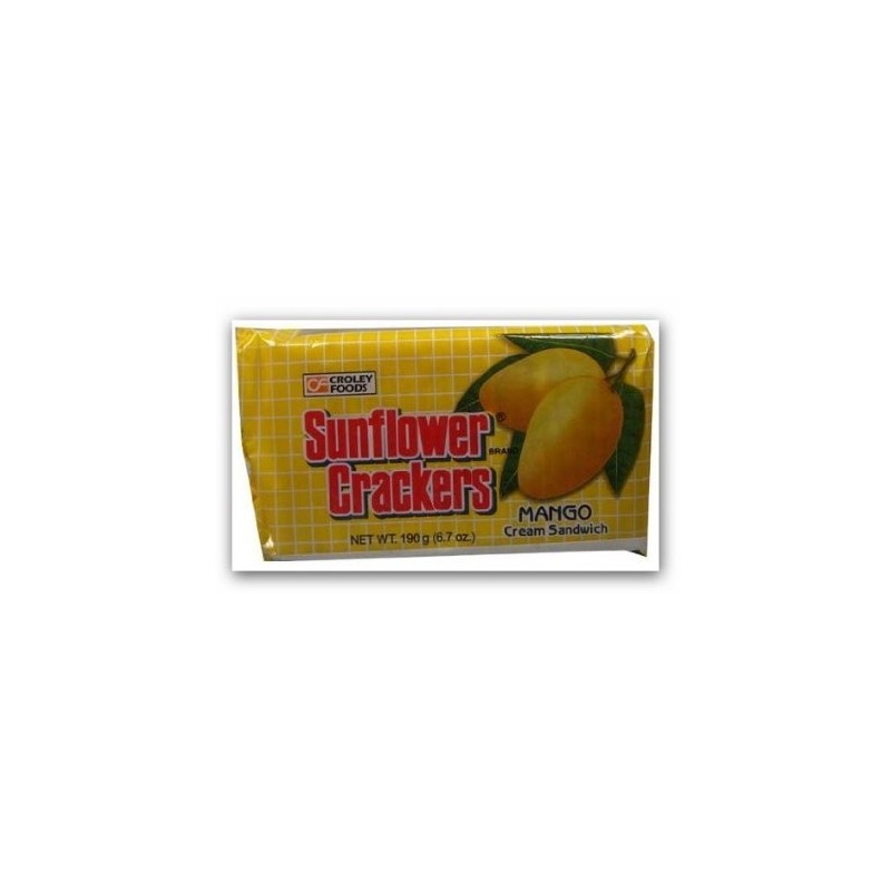 Mango Cream Sandwich Crackers 190 gr Sunflower