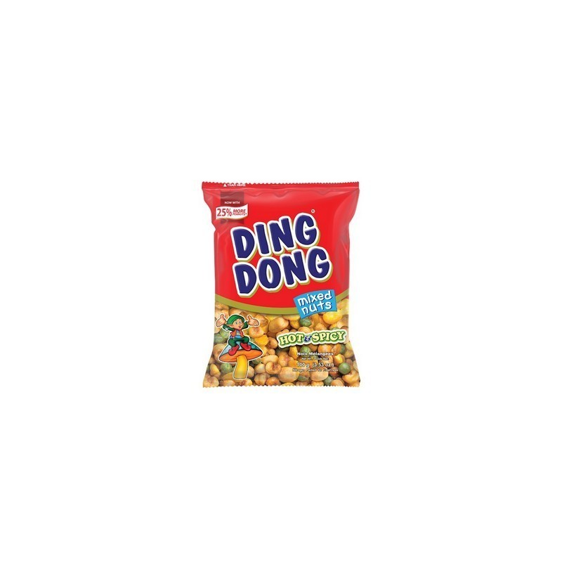 Ding Dong Mixed Nuts  Hot & Spicy 100 gr JBC