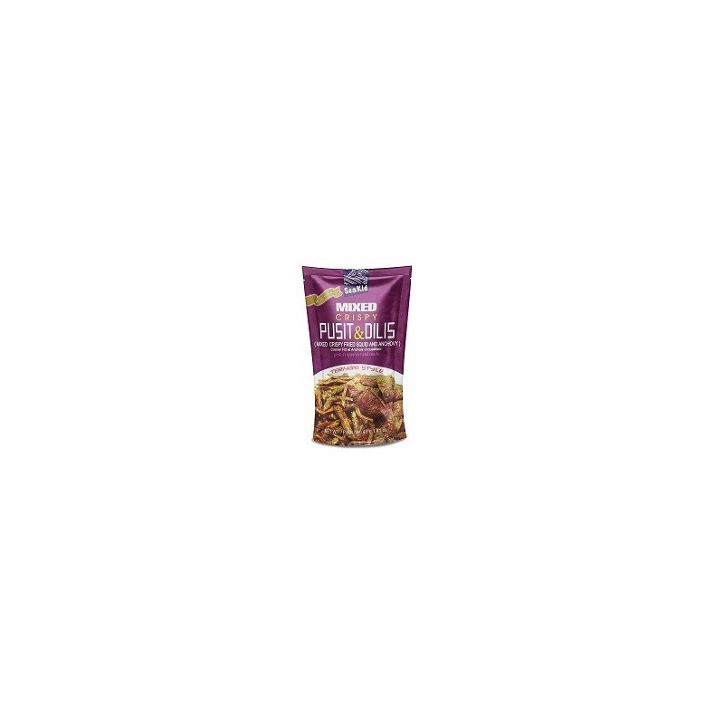 Crispy Fried Pusit & Dilis 40g Seakid