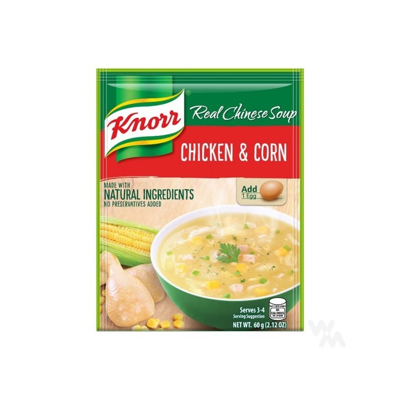 Instant Chicken and Corn Soup 60g - Knorr