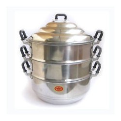 Bapao Steamer 28cm Aluminum Diamond Brand