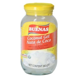 Nata de coco white 340g Buenas