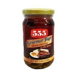 555 Gourmet Tuyo Dried Herring in Oil 210g