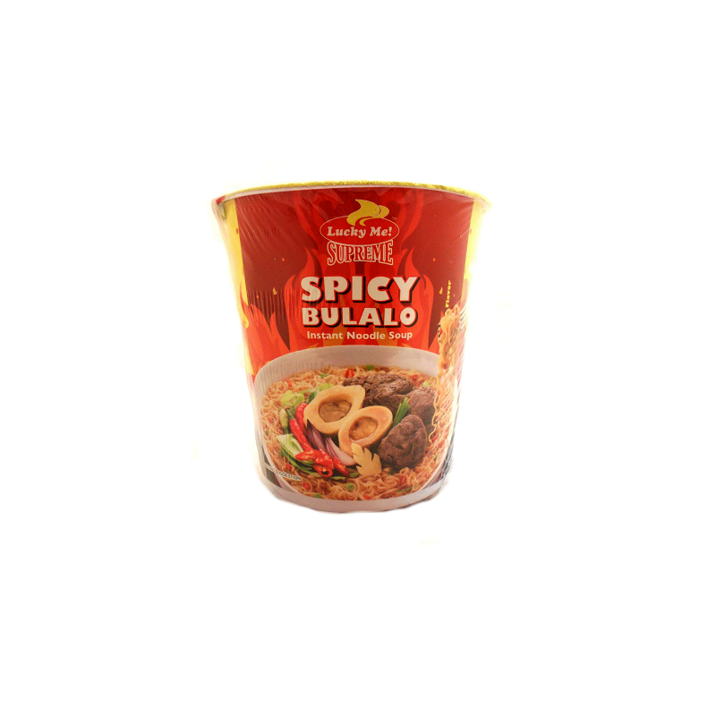 Instant Spicy Bulalo Cup Noodles Soup 70g - Lucky me