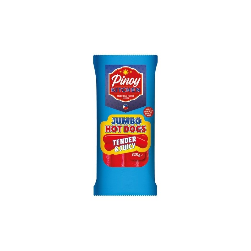 Jumbo Filipino Hotdogs Tender Juicy 320g Pinoy Kitchen
