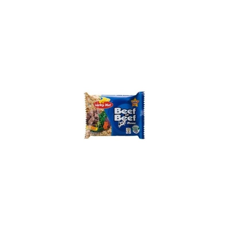 Instant Mami Beef Noodles  55g - Lucky me