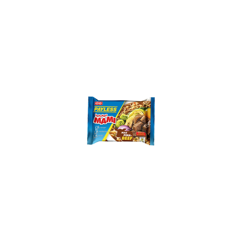 Instant Mami Beef Noodles 55g - Payless