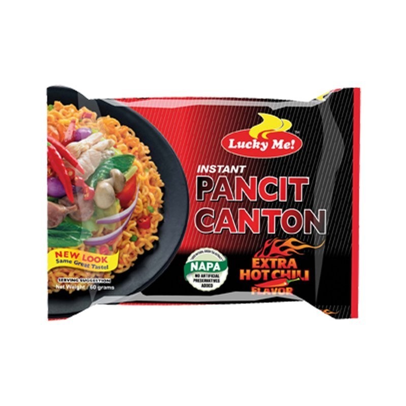 Pancit Canton Hot Chili 85g - Lucky me