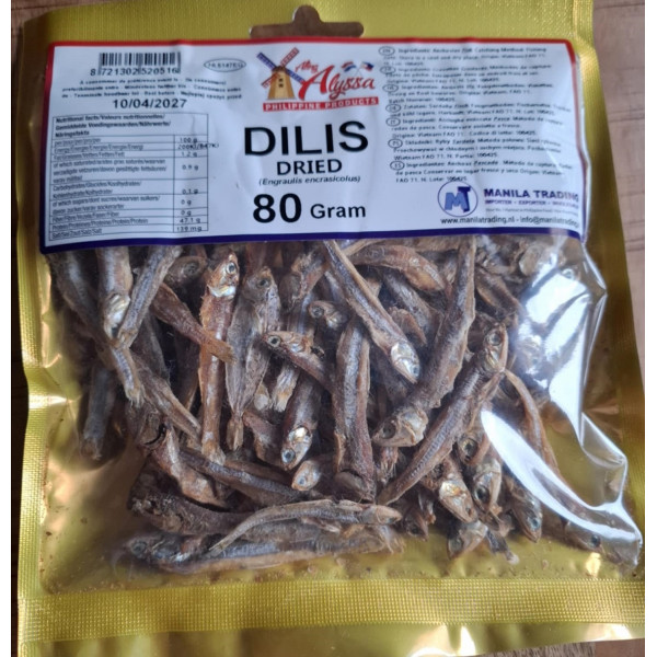 Dried Anchovies (Dilis) 80gr - Aling Alyssa