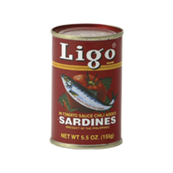 Ligo Sardines in Spicy Tomatoe Sauce  155gr