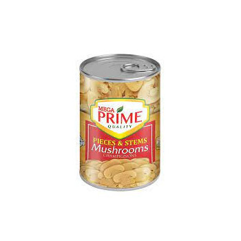 Mega Prime Pieces & Stems Mushroom 425gr