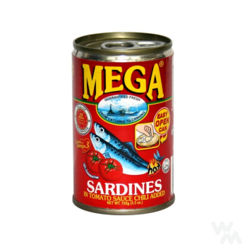 Mega Sardines in Spicy Tomatoe Sauce 155gr