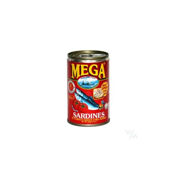 Mega Sardines in Spicy Tomatoe Sauce 155gr