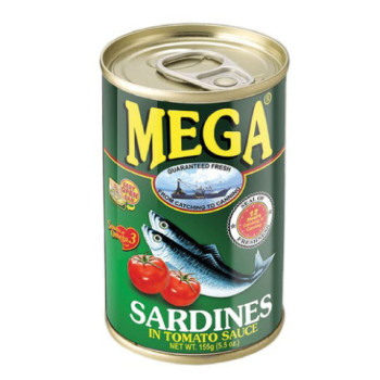 Mega Sardines in Tomatoe Sauce 155gr