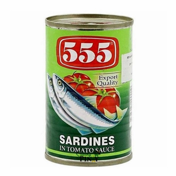 555 Sardines in Tomatoe Sauce 155gr
