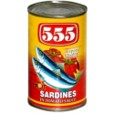 555 Sardines in Spicy Tomatoe Sauce 155gr