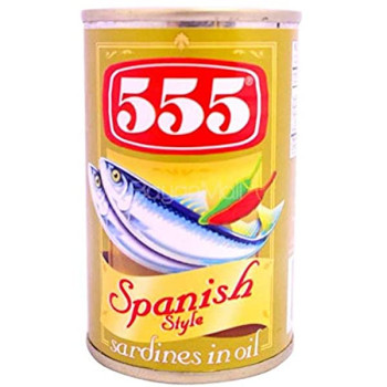 555 Sardines Spanish Style 155gr