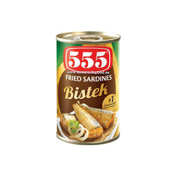 555 Fried Sardines Bistek 155gr