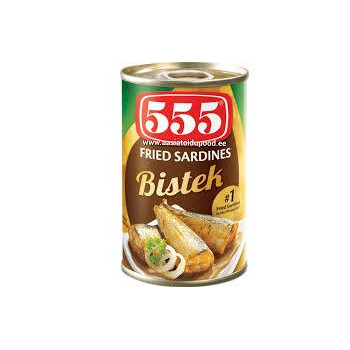 555 Fried Sardines Bistek 155gr