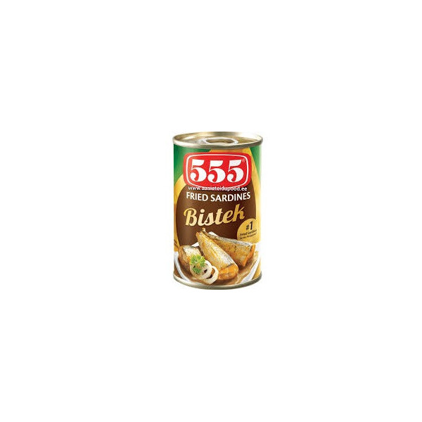 555 Fried Sardines Bistek 155gr