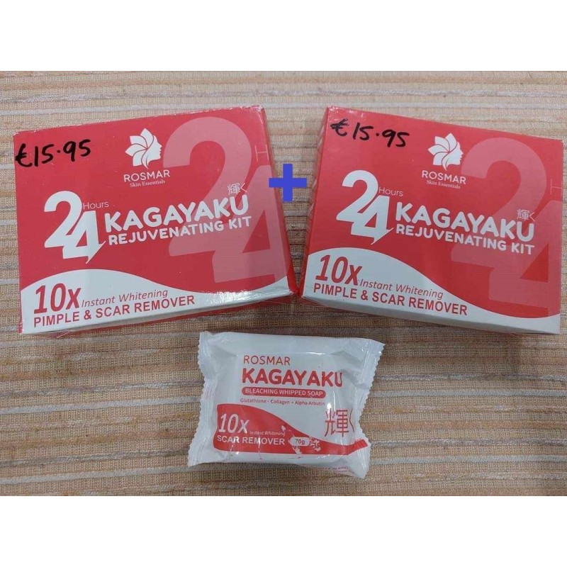 Rosmar Kagayaku Rejuvenating Kit 1+1 Free + Free Soap