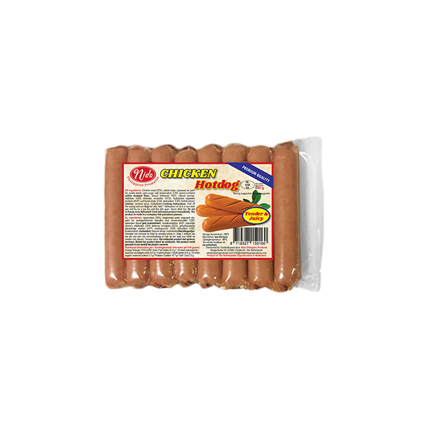 Tender Juicy Chicken Hotdogs 500gr - Nida Brand