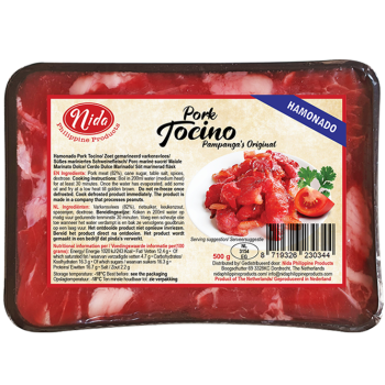 Pork Tocino Hamonado 500gr - Nida Brand