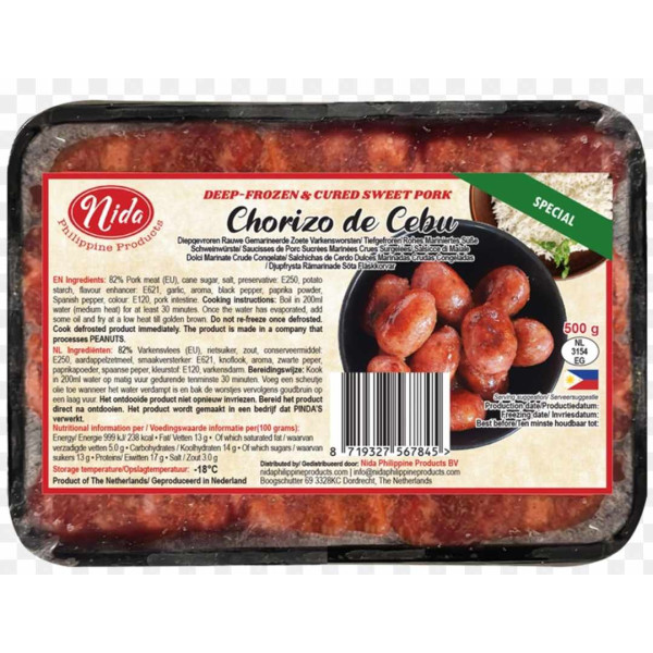 Chorizo de Cebu 500gr - Nida Brand
