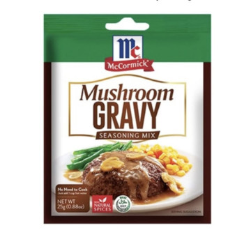 Mushroom Gravy Seasoning Mix 25gr - Mc Cormick