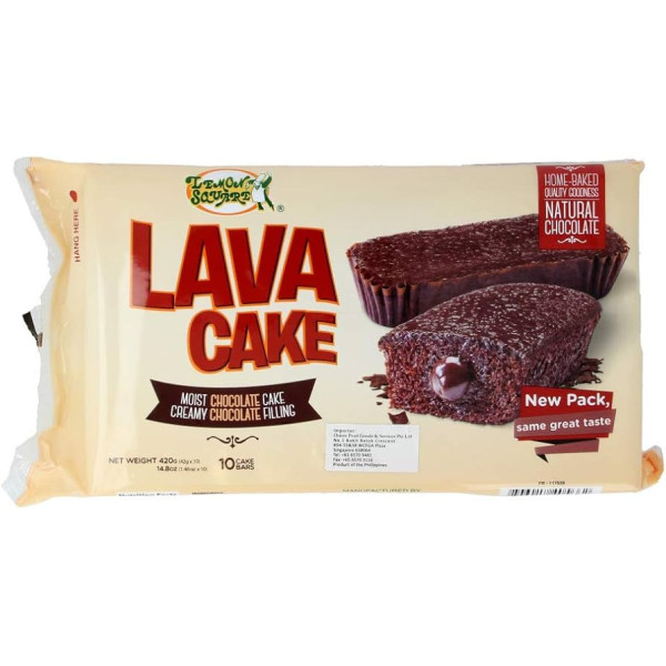 Lemon Square Chocolate Lava Cake 300gr