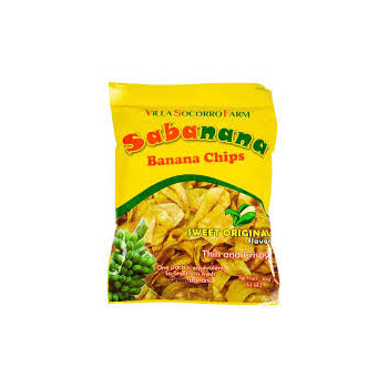 Sabanana Banana Chips Sweet Orig. 100gr