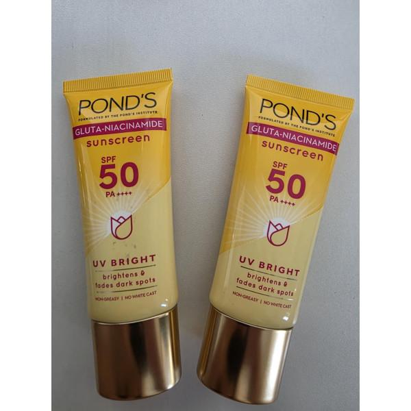 Ponds 2x Whitening Sunscreen SPF50 Brightens& fades dark spot 50ml