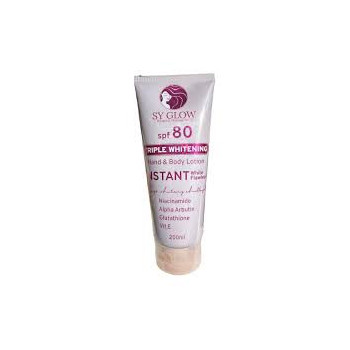 SY Glow - Triple Whitening Hand & Body Lotion - INSTANT White SPF80