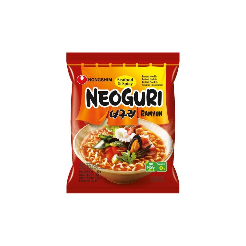 Instant Ramen Korean Noodles Neoguri Spicy Seafood 120gr