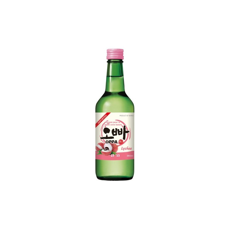 Soju Drinks Peach 360ml / 12% Oppa
