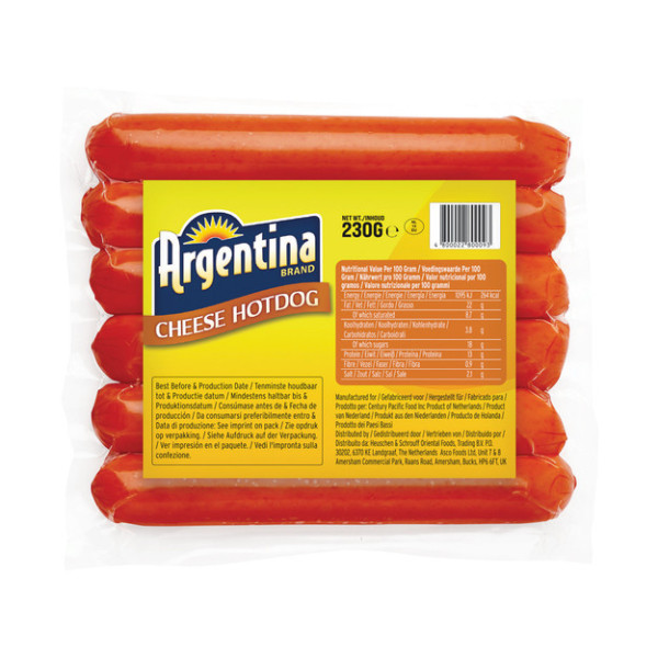 Argentina Cheese Hotdog 230gr