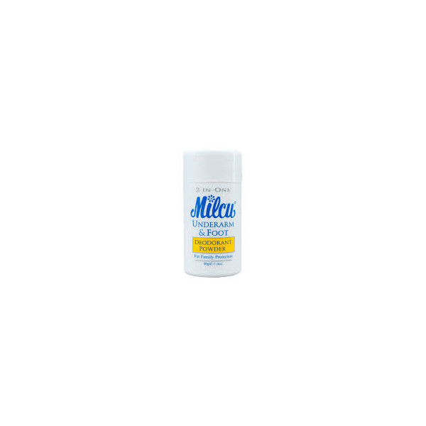Milcu 2n1 Underarm & Foot Deodorant Powder 80gr