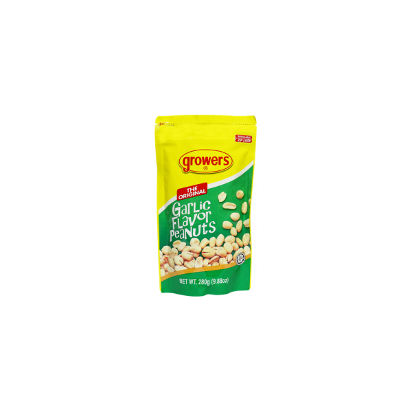 Growers Garlic Flavor Peanuts 80gr