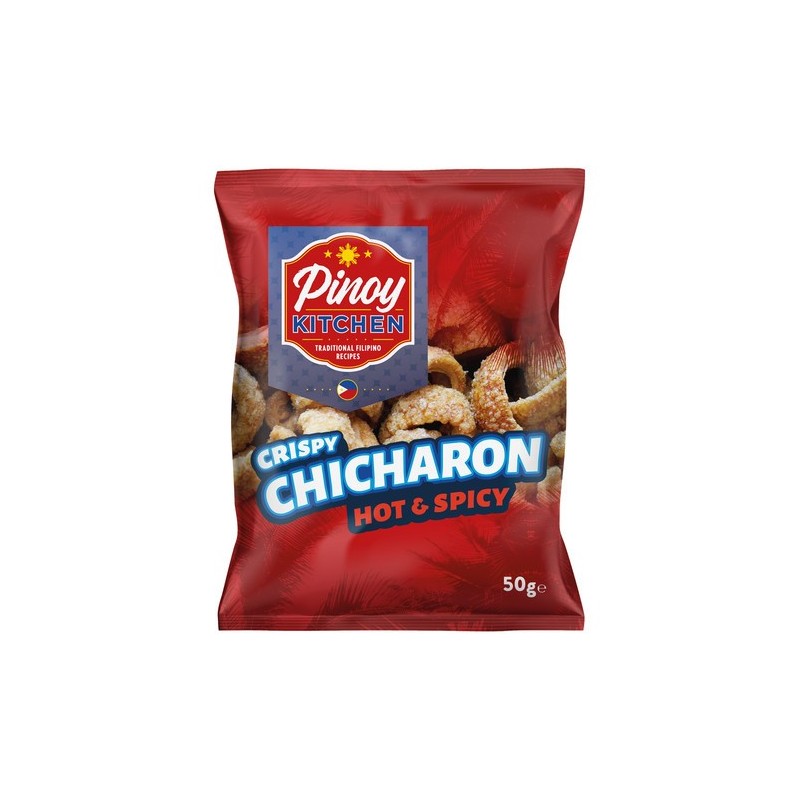 Chicharon / Pork Rind Hot Chili 50gr Pinoy Kitchen