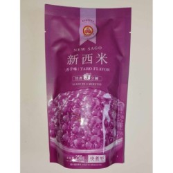 Sago Purple / Tapioca Pearl Taro Flavor (ready in 5min.) 250gr WuFuYuan