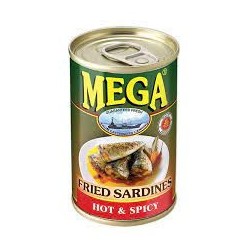 Mega Fried Sardines in Hot & Spicy 155gr