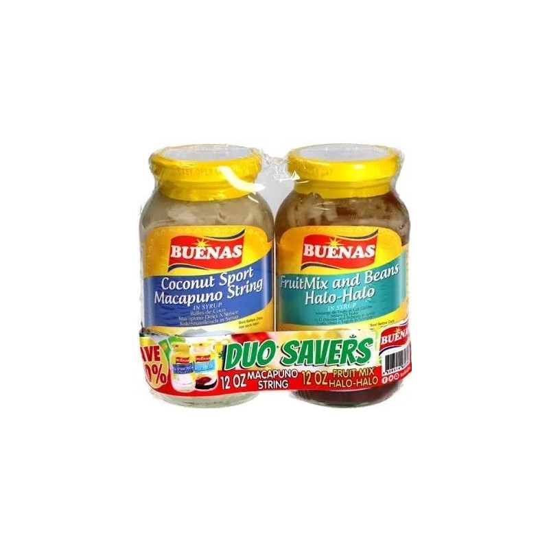 Macapuno String & Fruit Mix  Dou Savers 2x340gr Buenas