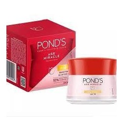 Ponds Day Cream Age Miracle, 3x Youthful Glow Spf18 10gr