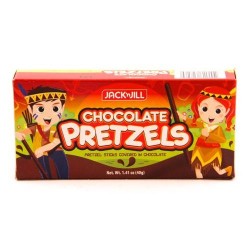 Chocolate Pretzels Sticks 40g Jack 'n Jill