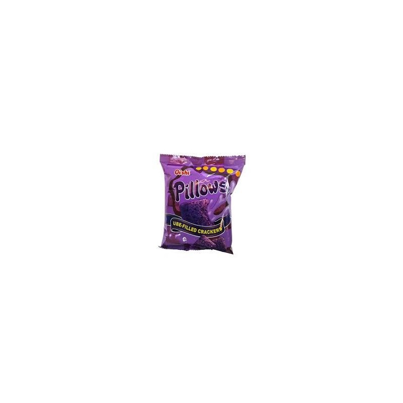 10x Oishi Pillows Ube Filled Crackers 38gr