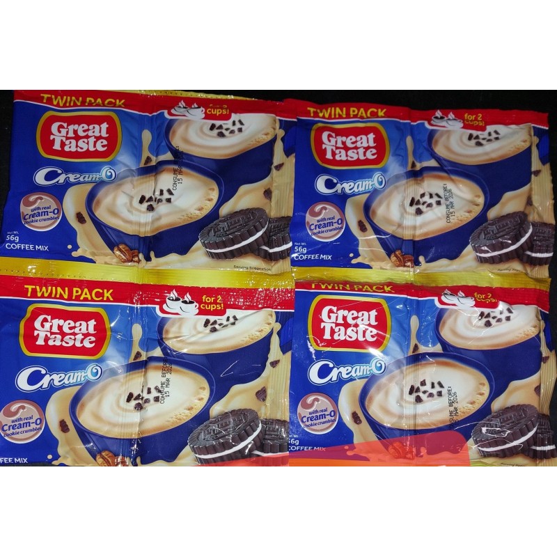 Great Taste Cream-O Twin Pack 5x56gr (For 10cups)