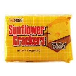 Sunflower Crackers with Real Cheese flavor 10x18gr