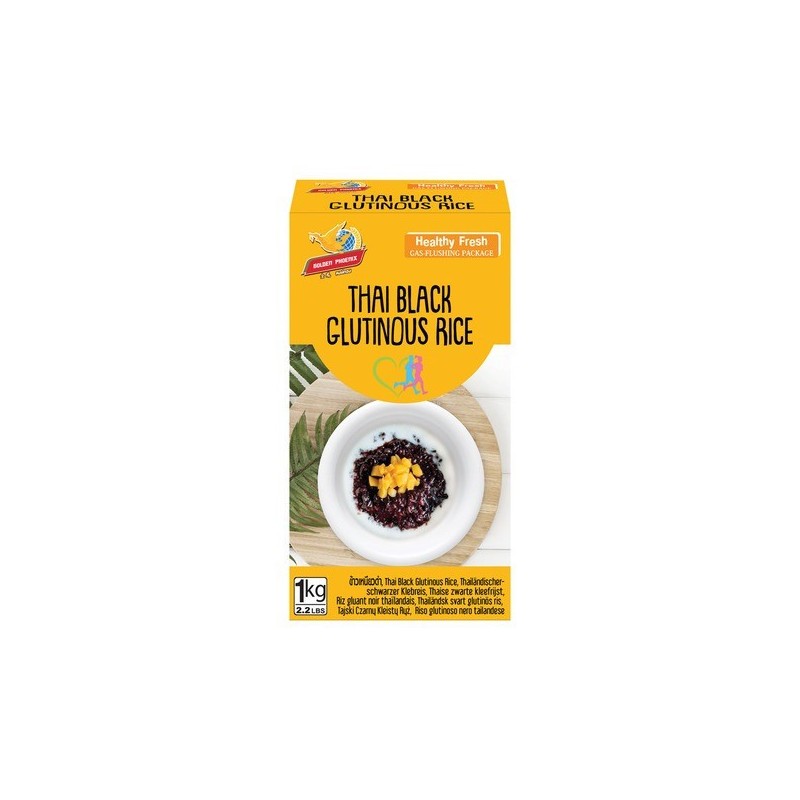Black Glutinous Rice 1kg Golden Phoenix