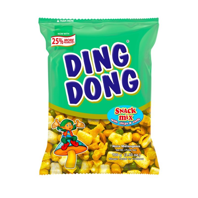Ding Dong Super mixed Nuts 100g (green pack)
